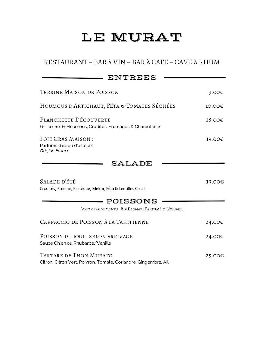 Menu Le Murat-1